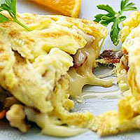 bacon cheese omelet